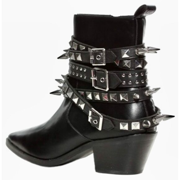 Brand New in Box - KILLSTAR "Callista" Ankle Boots - Sz 8 - Western/Biker/Grunge - Picture 8 of 9